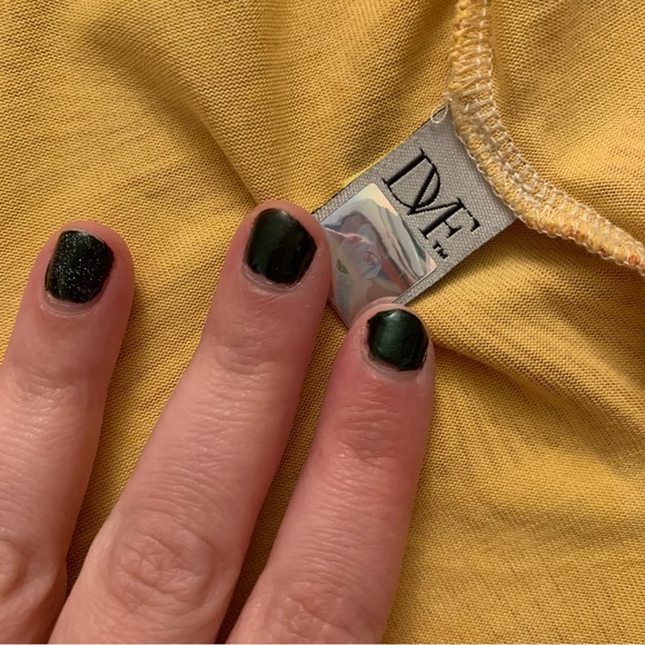 Y2K vtg Diane von furstenberg DVF jill wrap top - Picture 3 of 6